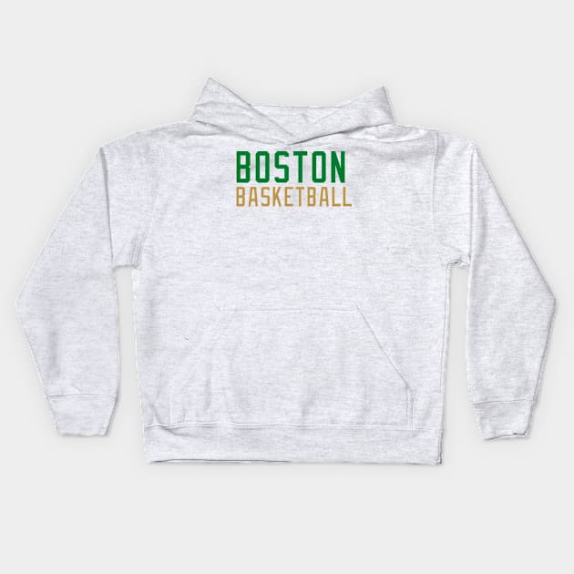 Boston Celtics Kids Hoodie by teakatir